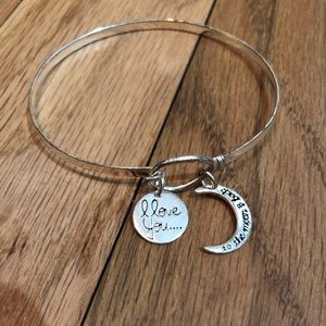 I Love You to the Moon & Back Bangle